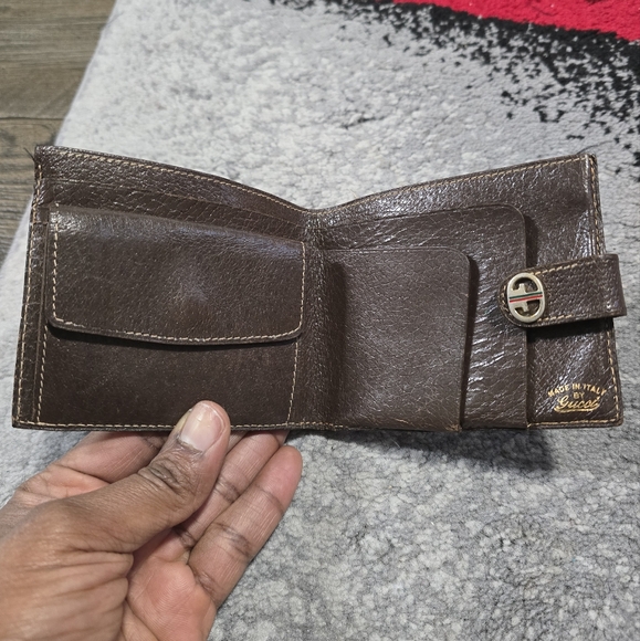 GUCCI Vintage Sherry Line Mens Wallet - Picture 4 of 12